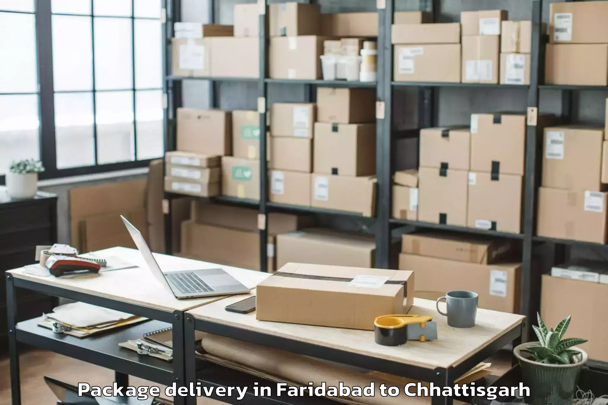 Efficient Faridabad to Sakti Package Delivery